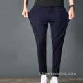 Pantaloni casual a tubo dritto di colore puro sottile OEM